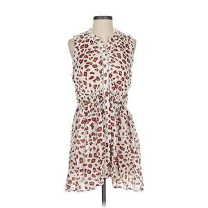By Anthropologie Animal Print Shirt Dress - size Small